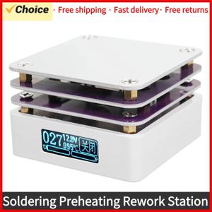 G3061 PD65W 미니 핫 플레이트 디지털 납땜 예열 재 작업 스테이션 PCB SMD 보드 납땜 플레이트 가열 테이블 수리 도구