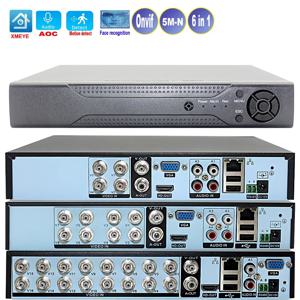 Xmeye 스마트 Dvr Nvr 비디오 감시 레코더, CCTV 카메라용 오디오 오버 동축 모션 감지, 4 채널, 8/16 채널, 5MP-N, 1080P