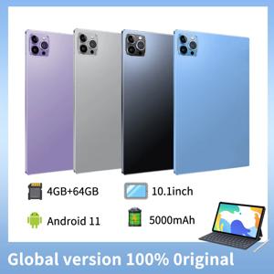 Octa 코어, 4GB 64GB ROM, 듀얼 카메라, 듀얼 SIM 카드, 3G 태블릿, Android 11을 탑재한 글로벌 최신 Android 10.1인치 태블릿