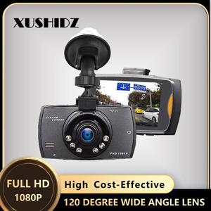 XUSHIDZ 1080P 블랙박스 차량용 카메라 야간 시야 녹화 차량 비디오 레코더 블랙박스 DVR 루프 녹화 Q02 가성비 좋은 제품