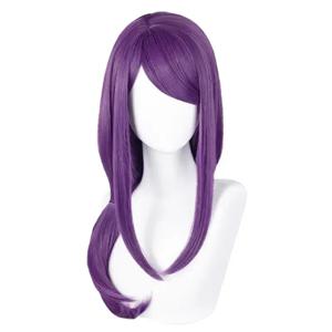 애니메이션 가발 코스프레 Kamishiro Rize 코스프레 가발 70cm 보라색 여성 애니메이션 가발 내열성 합성 가발