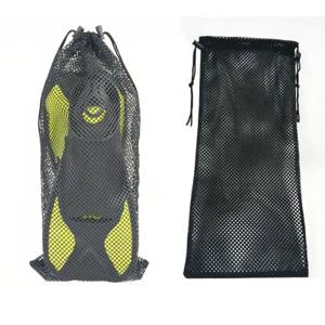 보관 자루 내구성 나일론 메쉬 주머니 Drawstring 가방 야외 다이빙 스노클링 핀 신발 장치 조직 액세서리