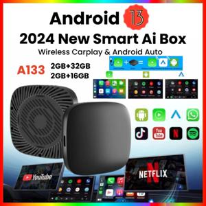 2026 3in1 안드로이드 13.0 CarPlay Ai 박스 유선에서 무선으로 자동 USB WIFI 어댑터 유튜브 넷플릭스 유니버설 TV 박스 플러그 앤 플레이
