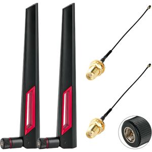 듀얼 밴드 2.4G 5.8G RP SMA 남성 12dBi WiFi 안테나 + 네트워크 카드 용 15cm 어댑터 케이블 USB 어댑터 보안 IP 카메라