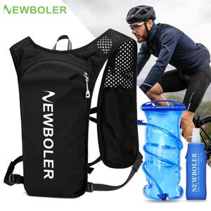 NEWBOLER 트레일 러닝 배낭 5L 초경량 수화 조끼 마라톤 사이클링 하이킹을위한 통기성 기능성 팩