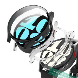 삼성 갤럭시 시계 7-6-5-4-FE 용 TPU 케이스 40mm 44mm 전체 보호 커버 실리콘 범퍼 스크린 보호기 시계 액세서리