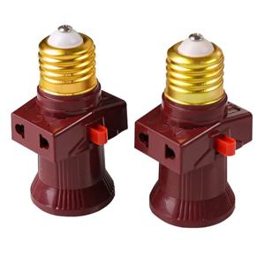 1PCS E27 나사 전구 홀더 스위치로 변환 가능 110V-240V LED 램프 소켓 어댑터로 간편한 전구 설치 및 제어