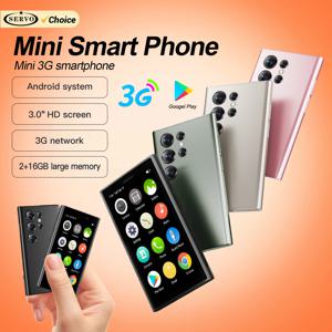 SERVO S26 안드로이드 미니 스마트폰 3G WCDMA 2G RAM 16GB ROM 플레이 스토어 왓츠앱 와이파이 핫스팟 3.0인치 듀얼 SIM 소형 스마트폰