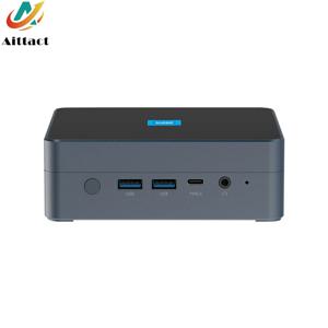 홈 오피스 미니 PC 인텔 N200 프로세서 DDR5 M.2 NVMe SSD WiFi6 윈도우11 2x 이더넷 USB3.2 타입-C HDMI2.1 DP 4K 디스플레이