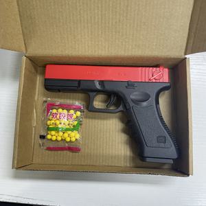 소프트 불릿 에어소프트 권총 매뉴얼 G17 장난감 총 하부 탄창 레이저 포함 야외 스포츠 CS 게임 어린이 성인 선물용