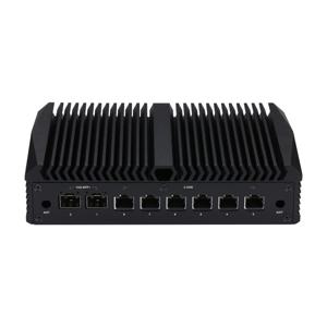 Qotom Q30900UE 팬리스 미니 컴퓨터 6*2.5G i226-V 랜, 8세대 10세대 8260U 10110U 10710U DP Pfsense 미니 PC