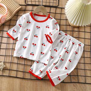 아기 잠옷 세트 면화 어린이 잠옷 유아 긴 소매 아기 Nightwear 잠옷 어린이 만화 Homewear 의류