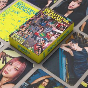 55개/세트 Kpop 아이돌 KATSEYE 새 앨범 2집 EP BEAUTIFUL CHAOS 로모 카드 다니엘라 윤채 라라 소피아 마논 메간 팬 선물
