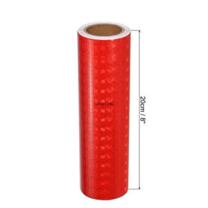 20cm * 5M 반짝 이는 빨간색 반사 테이프 안전 경고 장식 스티커 반사 보호 테이프 스트립 오토바이 반사판 스티커