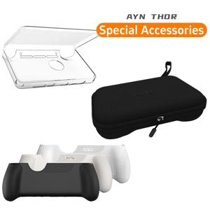 AYN THOR 게임 액세서리 듀얼 스크린 플립 업 휴대용 장치 보호 케이스 보관 가방 끈 AYN THOR 용 소프트 백