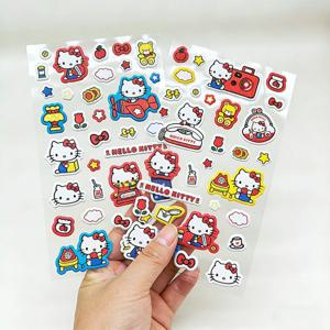 정품 산리오 헬로 키티 스티커 학생 스크랩북 장식 재료 전화 케이스 노트북 머그컵 장식 데칼 소녀 선물
