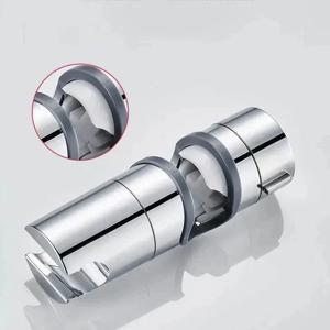 조정 가능한 18-32mm 샤워 헤드 홀더 샤워 홀더 클램프 샤워 헤드 레일 슬라이드 브래킷 욕실 액세서리 360 °   회전