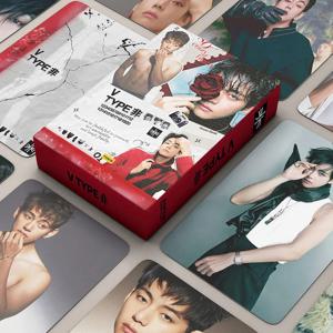 55개 VTYPE 포토카드 세트 공식 수집용 K-POP 스티커 팬 굿즈 선물 아이디어 MOA 팬클럽 필수품