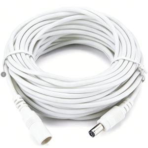DC 전원 연장 케이블 3M/5M/10M/15M/20M/30M 5.5mm x 2.1mm 연장 코드 보안 카메라용 DC 12v 연장 코드