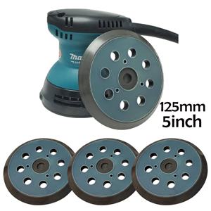 5인치 8홀 교체용 샌더 패드 123/125mm 훅앤루프   샌딩 디스크 패드 샌더 백킹 패드 교체 부품 액세서리
