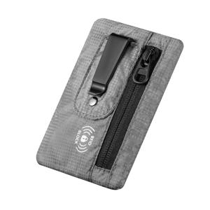 업그레이드된 대형 RFID 차단 히든 클립 숨김 지갑 여행용 파우치 신용카드/ID 현금 열쇠 보관함 (남녀공용)