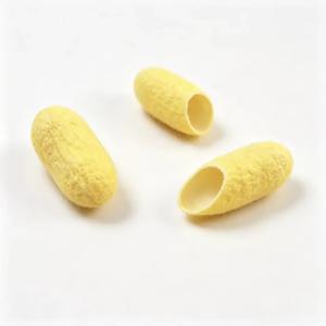 공장 직송 실크 누에고치 - 얼굴 각질 제거, 피부 관리 및 미용을 위한 천연 뽕나무 실크 볼, 황금색 누에고치
