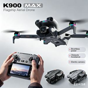 K900 MAX 8K 전문가용 듀얼 카메라 WiFi FPV 항공 촬영 360도 드론 °   장애물 회피 쿼드콥터 에어드롭 드론 장난감