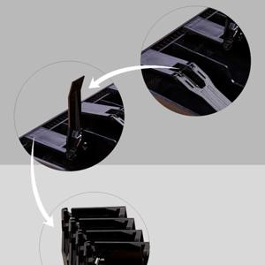 5칸 현금 서랍 삽입 트레이 교체품(지폐 클립 포함) - 매장, 슈퍼마켓, 계산대, 동전 보관함 정리용