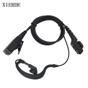 Hytera 워키 토키 이어폰 PD780 PT580H PD780G PD782 PD782G PD785 라디오 헤드폰 용 헤드셋 마이크