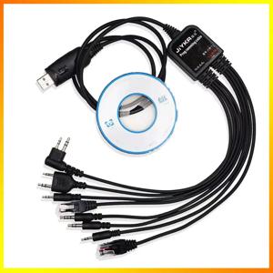 8 in 1 다기능 USB 프로그래밍 케이블(CD 포함) Baofeng 워키 토키 UV-5R UV-82 Motorola TYT Kenwood Yaesu HYT 라디오