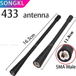 433MHz 안테나 SMA Male 커넥터 315/433/450-470/470-510mhz 고무 안테나 4dbi IOT 무선 수량계 가스계 Lorawan Emeter