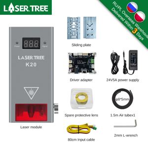 레이저 트리 20W 10W 5W 광 파워 레이저 헤드 450nm 푸른 빛 TTL 레이저 모듈 CNC 조각사 목재 절단 DIY 도구