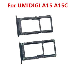 UMIDIGI A15 A15C 용 오리지널 휴대폰 TF SIM 카드홀더 트레이 슬롯 교체 부품, 블랙 실버, 6.7 인치, 신제품