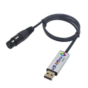 USB DMX 인터페이스 어댑터 LED DMX512 컴퓨터 PC 무대 조명 컨트롤러 디머 Led Dmx512 인터페이스 (CD 포함) DJ 디스코용