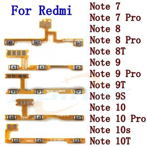 Xiaomi Redmi Note 9 9s 10 Pro 10s 9T 8T 7 8 Pro Note9 음소거 측면 버튼 키 스위치 볼륨 전원 켜기 끄기 플렉스 케이블