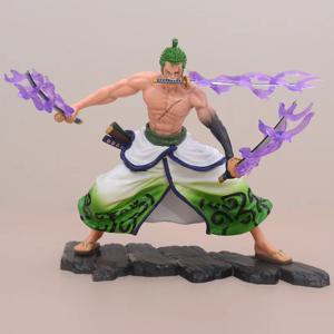새로운 20cm 원피스 애니메이션 피규어 GK 로로노아 조로 PVC 액션 피규어 컬렉션 모델 인형 장난감 선물 장식