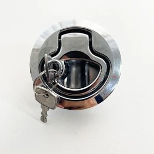 1pc 보트 플러시 마운트 해치 커버 캐비닛 도어 리프트 풀 핸들 잠금 RV 요트 해양 데크 잠금 로커 요트 액세서리