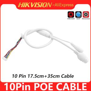 Hikvision 이더넷 Lan 케이블 PoE RJ45 네트워크 케이블 POE IP 카메라용 10핀 10 코어()