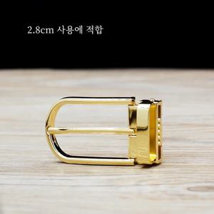 세련된 3CM 남성용 벨트 버클 헤드(벨트 본체 없음) 클립 버클 헤드, 좁은 바지 및 28cm 벨트에 적합