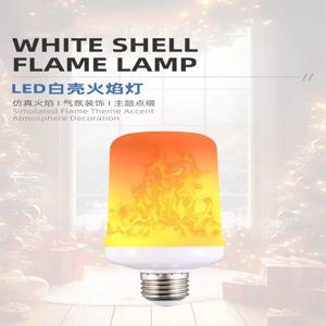 E27 E14 LED 불꽃 효과 조명 12W 다중 모드 창의적인 콘 전구 장식용 램프 바 호텔 레스토랑 파티 홈 데코