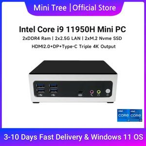 인텔 NUC 미니 PC 코어 i7 1195G7 i7 1165G7 윈도우10 홈 오피스 비즈니스 데스크탑 미니 컴퓨터 트리플 4K 듀얼 2.5G 랜 미니 박스 PC