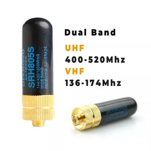 다이아몬드 SRH805S 듀얼 밴드 안테나 SMA-F SMA-M BNC 수 안테나, 바오펑 UV-5R BF-888s ICOM 켄우드 YAESU 휴대용 라디오용