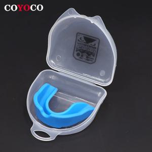 스포츠 치아 보호대 실리콘 교정기, COYOCO 복싱 마우스 가드, 샌다 태권도 마모 방지, 프리 쉐이핑 마우스 가드, 1 개