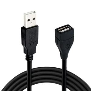 1/2Pcs USB 2.0 케이블 연장 케이블 0.6m/1m/1.5m 와이어 데이터 전송 라인 프로젝터 용 초고속 데이터 연장 케이블