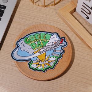 1PC 락 붐 수 놓은 패치 힙합 음악 영감 배지 DIY 선물 철 의류 모자 가방 자켓 트럭 모자에 대한 패치