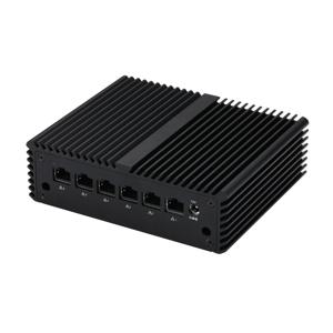 인텔 i3-N305 N100 팬리스 미니 PC 6개의 i226-V 2.5G LAN 방화벽 라우터 DDR5 RS232 타입-C DP 소프트 라우팅 서버 ESXi OPNsense PC