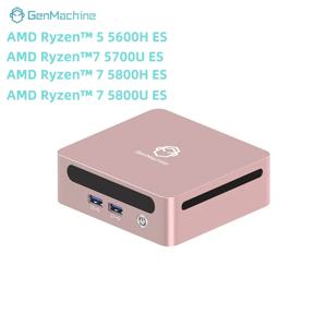 젠머신 미니 PC AMD 라이젠 5600H 5700U 5800H 5800U ES 윈도우 11 라이젠 DDR4 WiFi6 게이밍 PC DIY 게이밍 컴퓨터