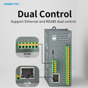 분산형 원격 IO 모듈 Modbus DI/DO/AO/AI RS485 RJ45 새 버전 CDEBYTE M31-U 시리즈 지원 PNP NPN DIP 무료 접합