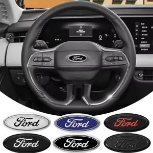 포드 ST 라인 포커스 머스탱 피에스타 푸마 레인저 쿠가 MK7 MAX F150 몬데오 이스케이프 자동차 스티어링 휠 엠블럼 데칼 배지