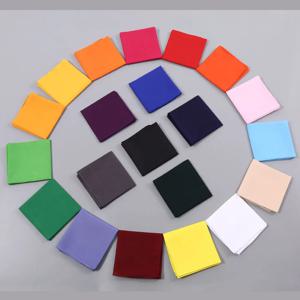 12Pcs 솔리드 컬러 스퀘어 스카프 다기능 장식 일반 Headscarf 힙합 스타일 장식 벨트 포니 테일 머리띠 53cm
